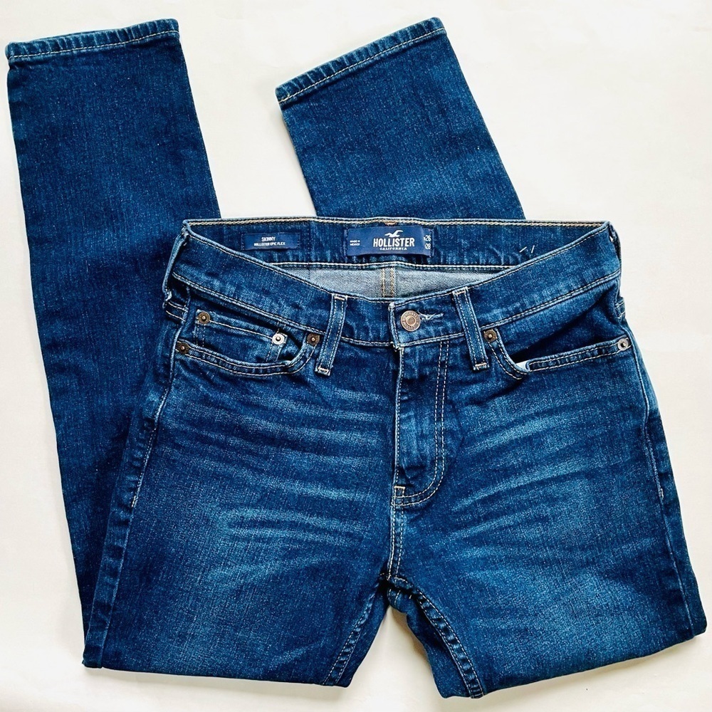 Hollister Skinny Fit Epic Flex Medium Wash Jeans 26 x 28